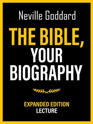 cover image of The Bible--Your Biography--Expanded Edition Lecture